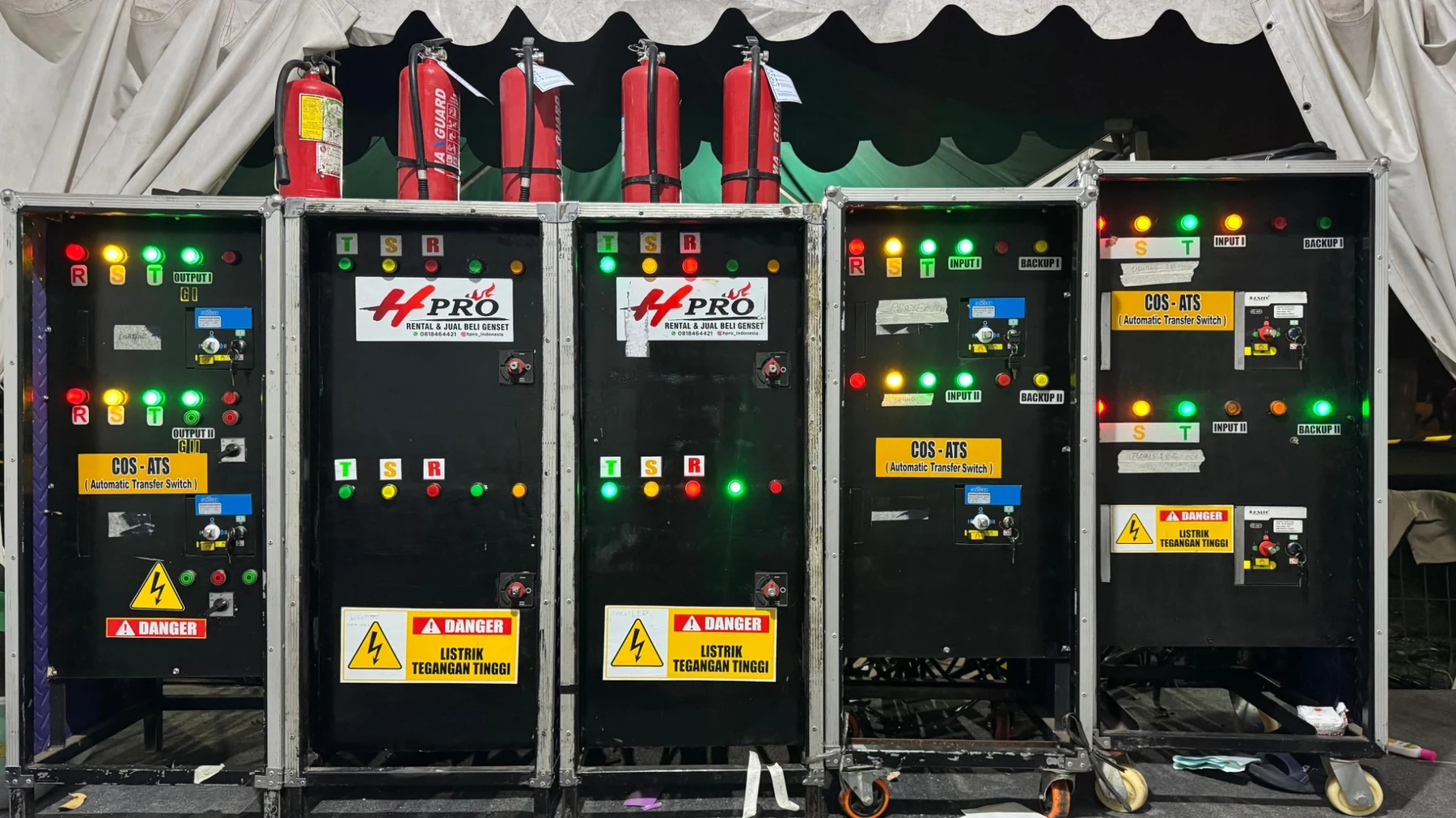 Panel ATS dan distribusi daya HPRO