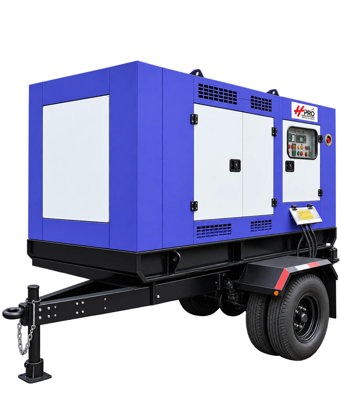 Genset silent HPRO di trailer